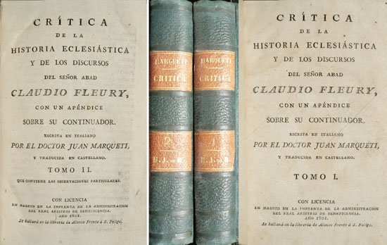 Crítica de la Historia Eclesiástica y de los Discursos del …