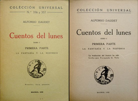 Cuentos del lunes: I: La fantasía y la historia. Traducción …