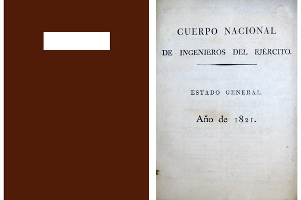 Cuerpo Nacional de Ingenieros del Ejército. Estado General. Año de …