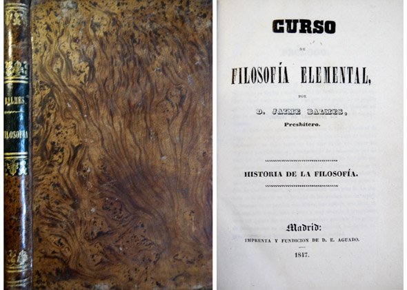 Curso de Filosofía Elemental. Historia de la Filosofía.