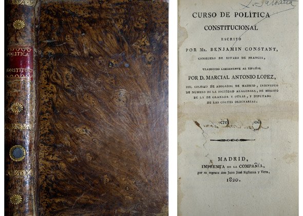 Curso de Política Constitucional. Traducido libremente al español por Don …