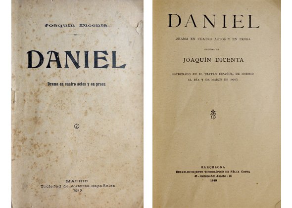 Daniel. Drama en cuatro actos y en prosa.