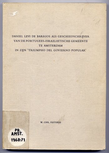 Daniel Levi de Barrios [Miguel de Barrios,1635-1701] als geschiedschrijver van … | Immagine principale