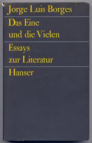 Das Eine und die Vielen. Essays zur Literatur. [Historia de …