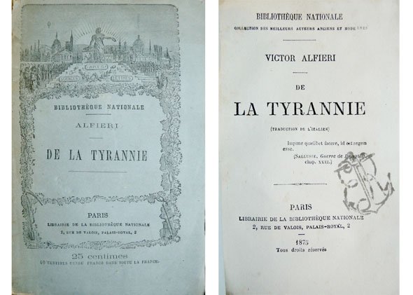 De la Tyrannie. Traduction de Merget. Préface de N.D. (Nestor …