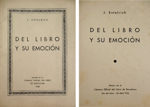 Del libro y su emoción.