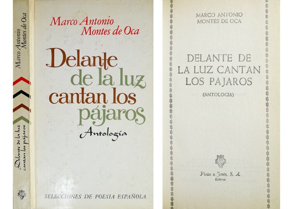Delante de la luz cantan los pájaros. Antología. Presentación de …