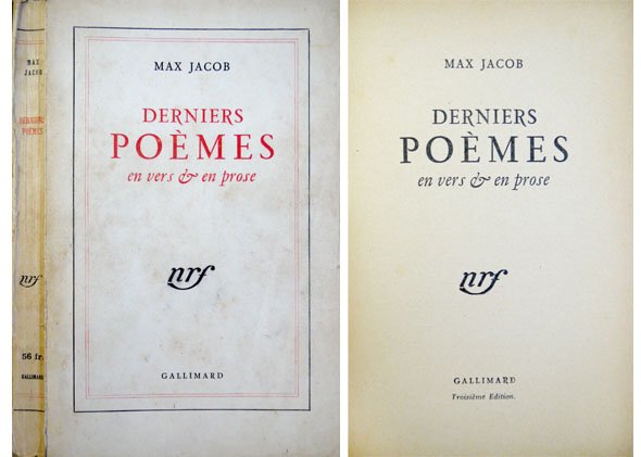 Derniers Poèmes, en vers et en prose.