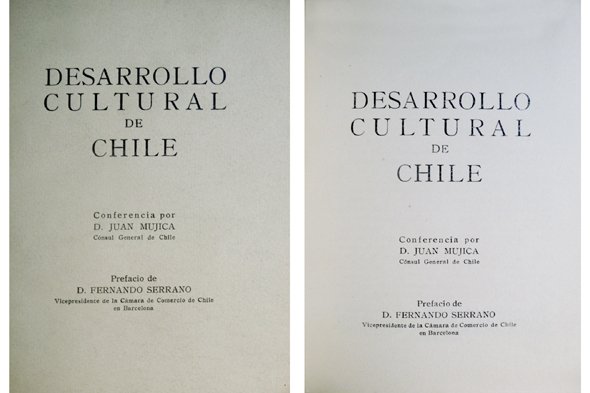 Desarrollo cultural de Chile. Conferencia en el Ateneo Barcelonés dada …