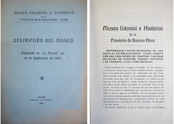 Descripción del Museo Colonial e Histórico de la Provincia de …