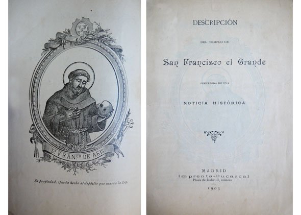 Descripción del Templo de San Francisco el Grande. Precedida de …