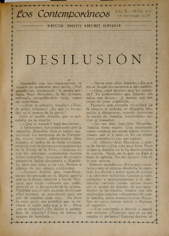 Desilusión.