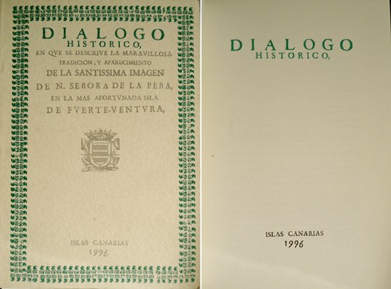 Diálogo histórico en que se descrive la maravillosa tradición y …
