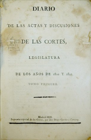 Diario de las Actas y Discusiones de las Cortes. Legislatura …
