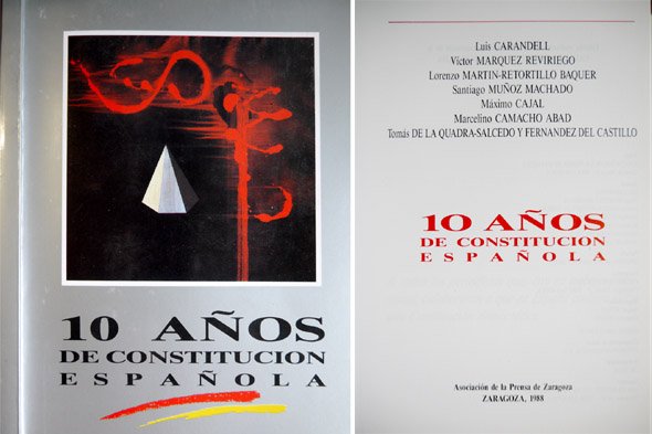 Diez Años de Constitución Española. Textos de Luis Carandell, Víctor … | Immagine principale