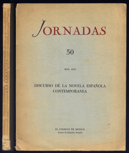 Discurso de la novela española contemporánea.