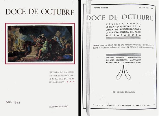 Doce de Octubre. Revista Anual de la Junta de Peregrinaciones …