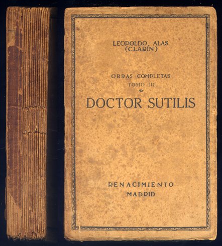 Doctor Sutilis. Cuentos. (Obras Completas, III).