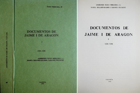 Documentos de Jaime I de Aragón. I: 1216-1236. | Immagine principale