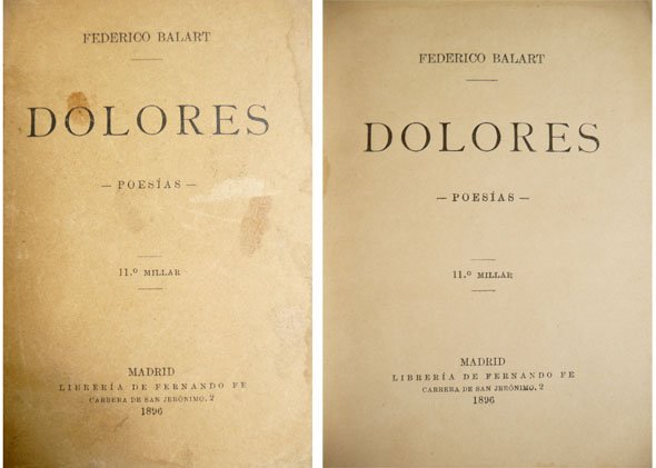 Dolores. Poesías.