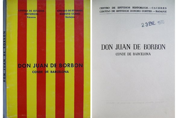 Don Juan de Borbón, Conde de Barcelona.