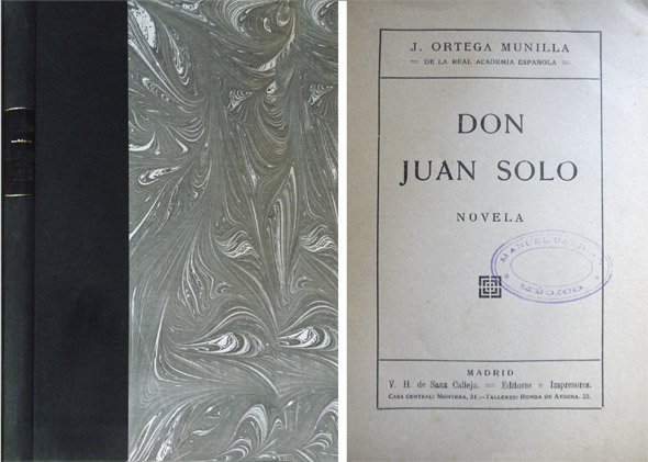 Don Juan Solo. Novela.
