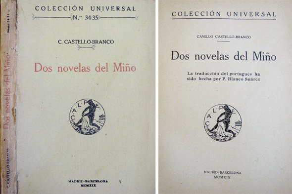 Dos novelas del Miño. Traducción de P. Blanco Suárez.