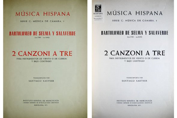 Due Canzoni a Tre para Instrumentos de viento o de …