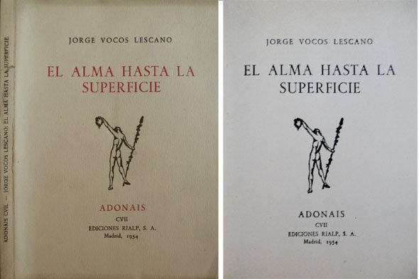 El alma hasta la superficie. Poemas.