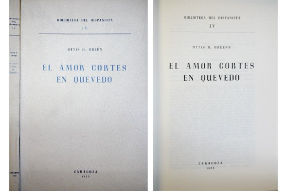 El amor cortés en Quevedo. | Immagine principale