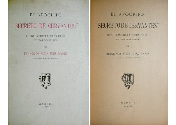 El apócrifo "Secreto de Cervantes". Juicio emitido acerca de él …