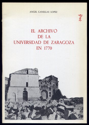 El Archivo de la Universidad de Zaragoza en 1770. | Immagine principale