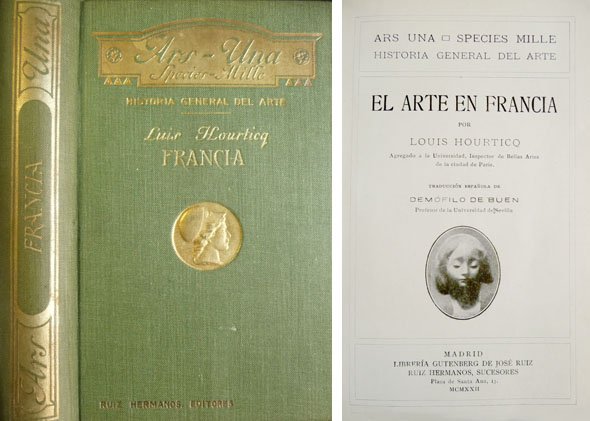 El Arte en Francia. Traducción española de Demófilo de Buen.