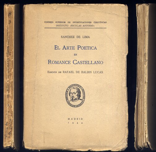 El Arte Poética en Romance Castellano. Edición de Rafael de … | Immagine principale