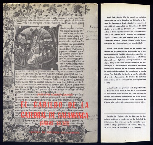 El Cabildo de la Catedral de Salamanca en los siglos …