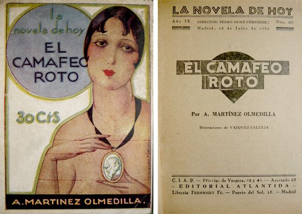 El camafeo roto. Prólogo de Ataulfo García Asenjo.
