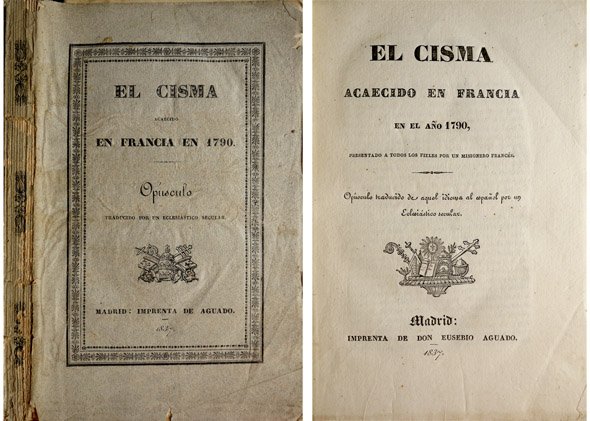 El Cisma acaecido en Francia en el año 1790 presentado …