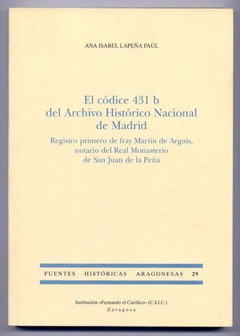 El Códice 431B del Archivo Histórico Nacional de Madrid. Registro …