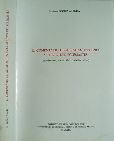 El Comentario de Abraham Ibn Ezra al Libro del Eclesiastés. … | Immagine principale