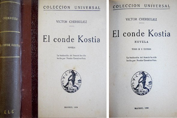 El conde Kostia. Traducción de Nicolás González-Ruiz.