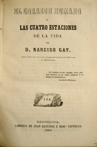 El Corazón Humano ó Las Cuatro Estaciones de la Vida.