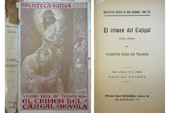 El Crimen del Cajigal. Novela.