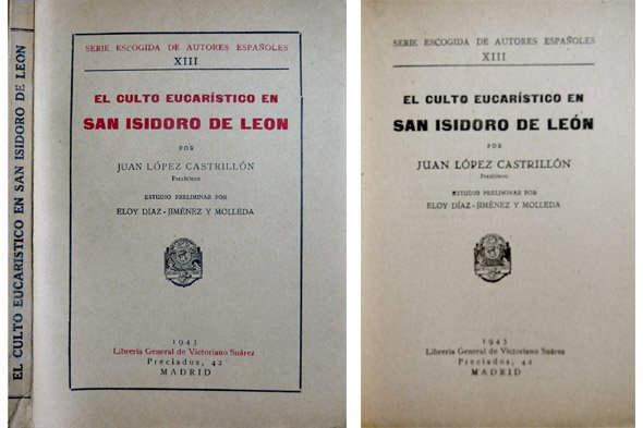 El Culto Eucarístico en San Isidoro de León. Estudio preliminar …