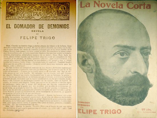 El domador de demonios. Novela.