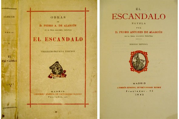 El escándalo. Novela.