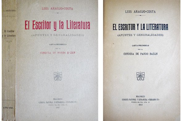 El Escritor y la Literatura. Apuntes y generalidades. Con una …