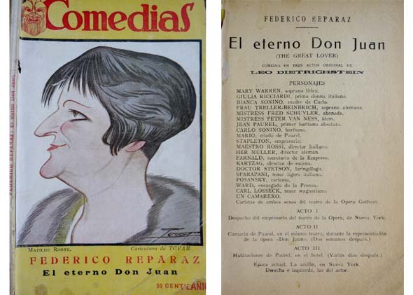 El eterno Don Juan. (The Great Lover) Comedia en tres …
