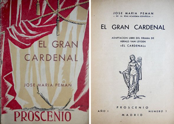El Gran Cardenal. Adaptación libre del drama de Herald van …