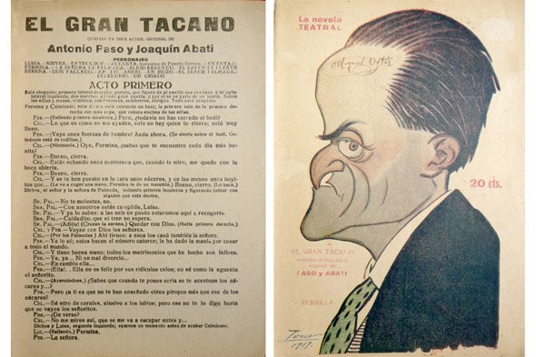 El gran tacaño. Comedia en tres actos.