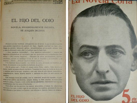 El hijo del odio. Novela. | Immagine principale